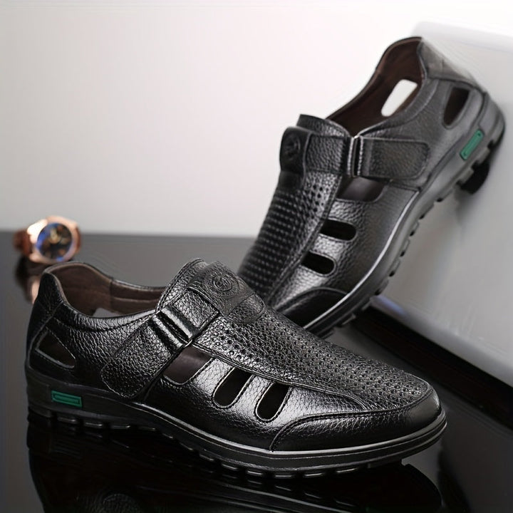 Mocassini da Uomo | Traspirante e Confortevole | Modello Slip-On in Pelle di Mucca | Stile Estivo