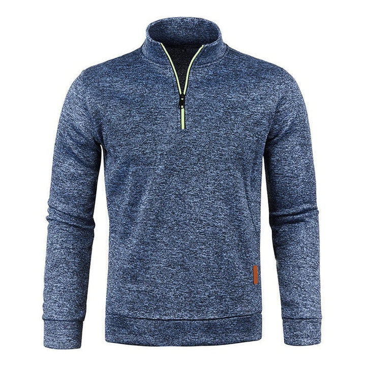 Maglioni Uomo | Collo Alto con Mezza Zip | Maglione Invernale Caldo