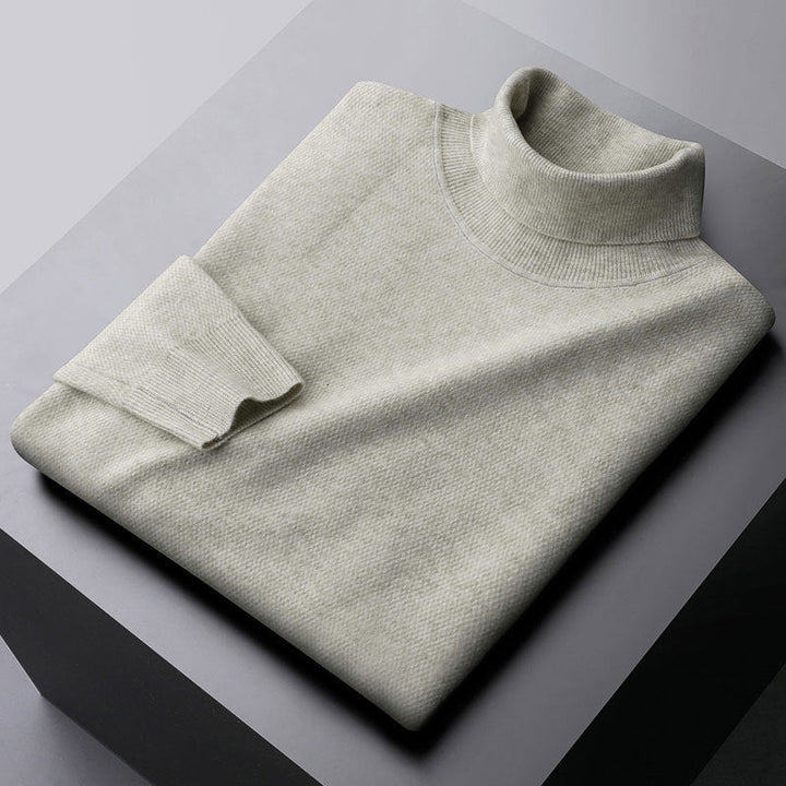 Maglione Uomo Dolcevita | Caldo & Resistente a Maglia