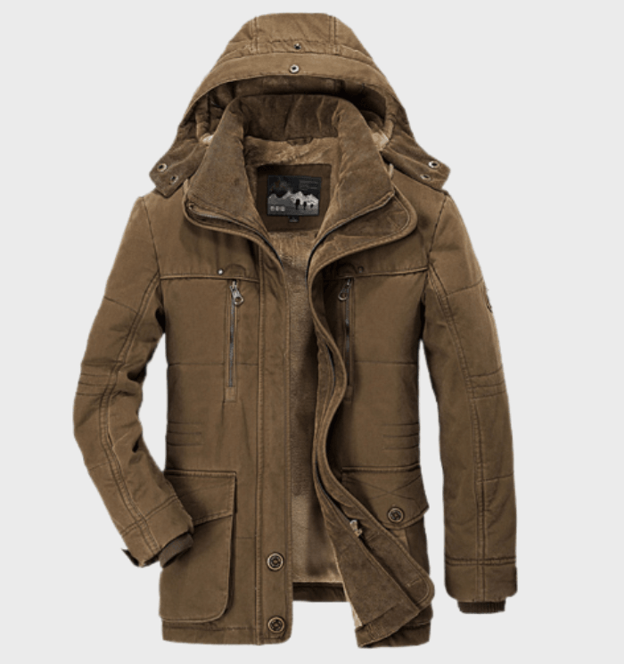 Parka Invernale Uomo | Lungo con Cappuccio | Extra Caldo