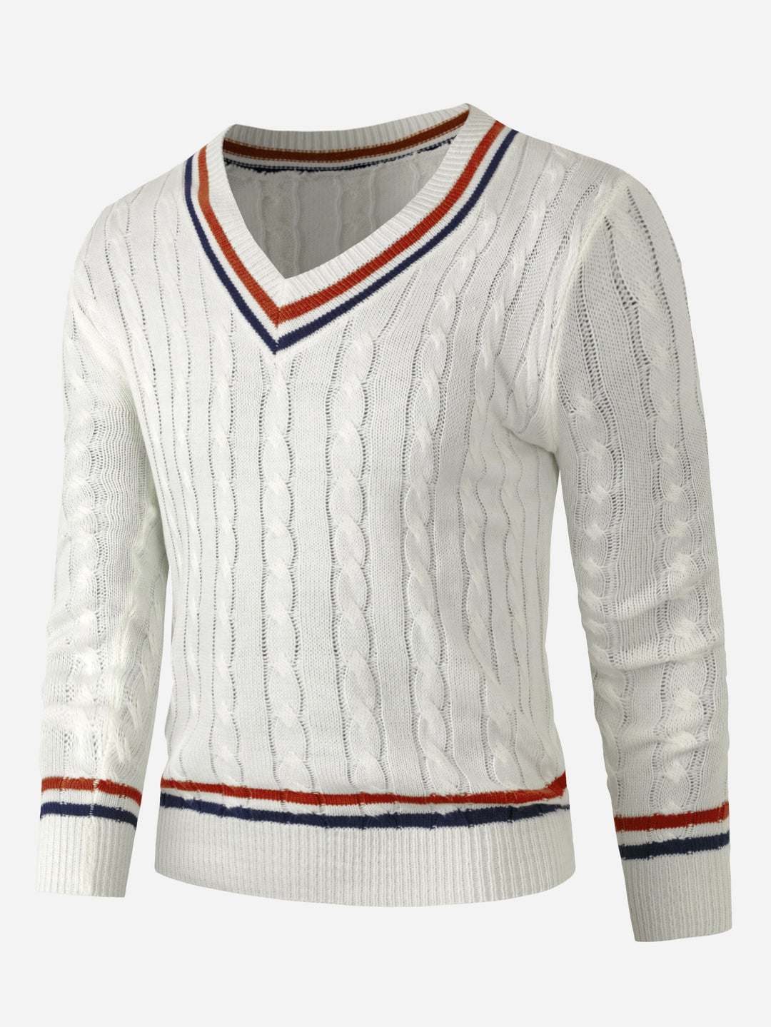 Maglione da uomo | Stile classico | Maglia acrilica calda e morbida | Scollo a V