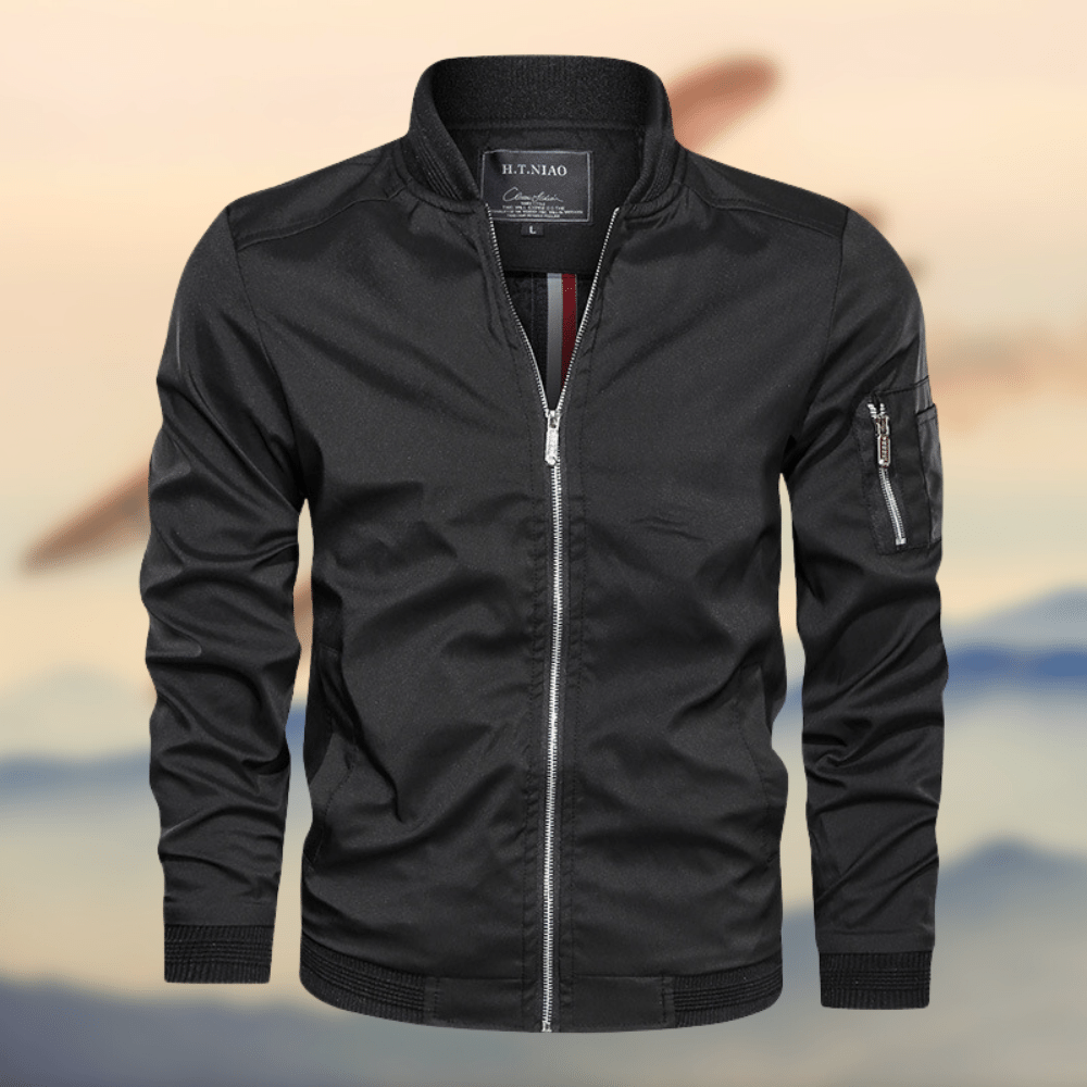 Giubbotto Bomber da Uomo | Stile Classico | Comodo & Alla Moda | Poliestere