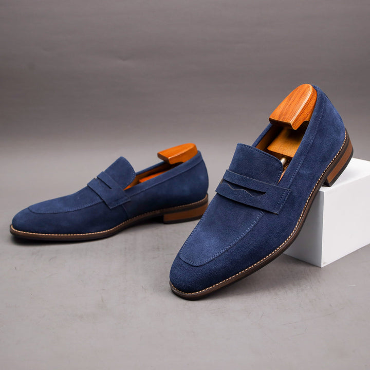 Mocassini da Uomo | Vera Pelle Suède | Slip-On Comfort | Elegante & Durevole
