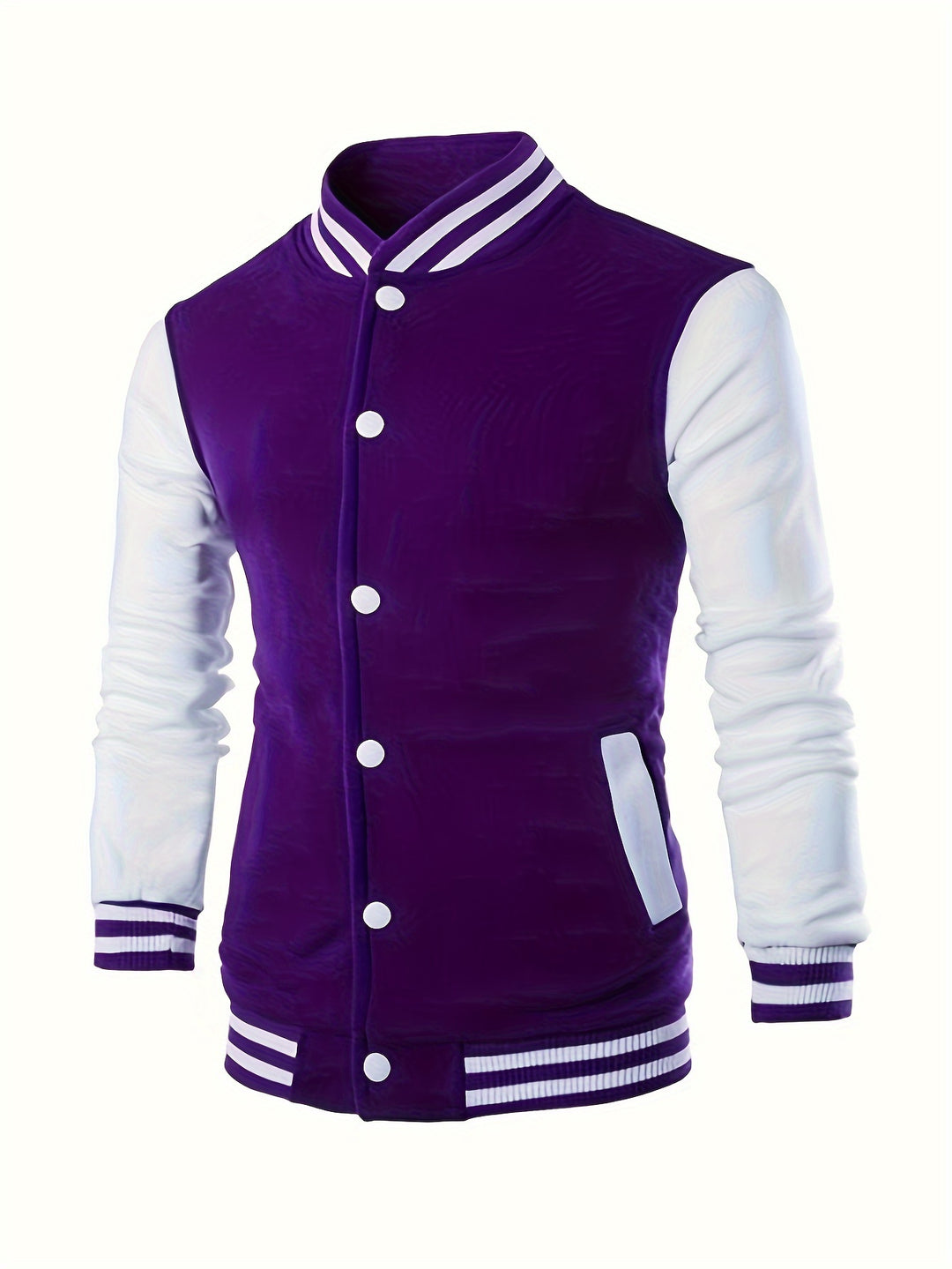 Giacca Varsity Uomo | Stile College | Vestibilità Regolare & Impermeabile al Vento | Primavera & Autunno
