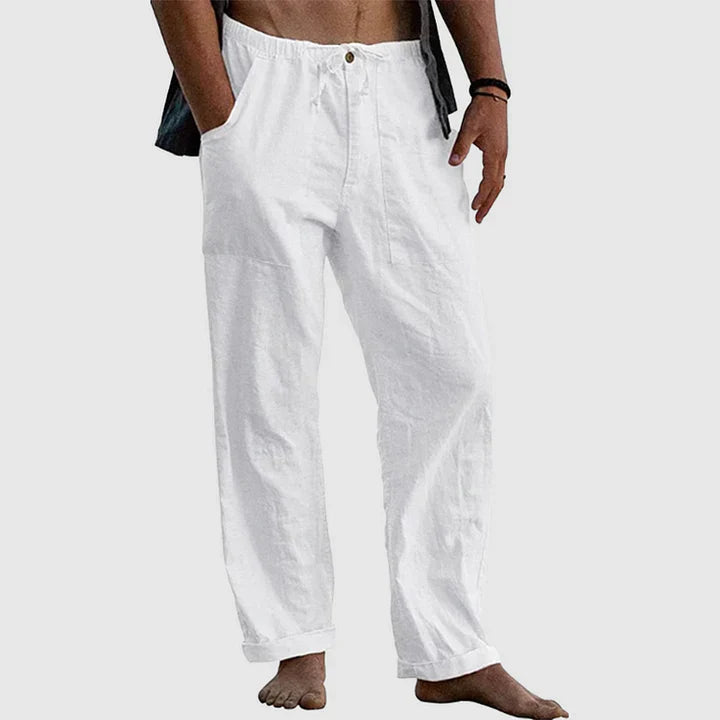 Pantaloni in Lino da Uomo | Casual & Confortevoli | Traspiranti & Eleganti