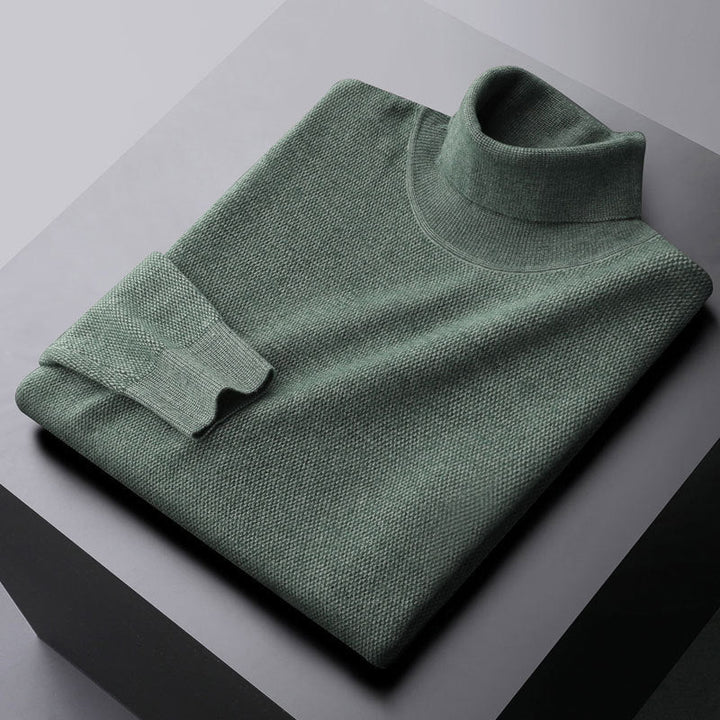 Maglione Uomo Dolcevita | Caldo & Resistente a Maglia