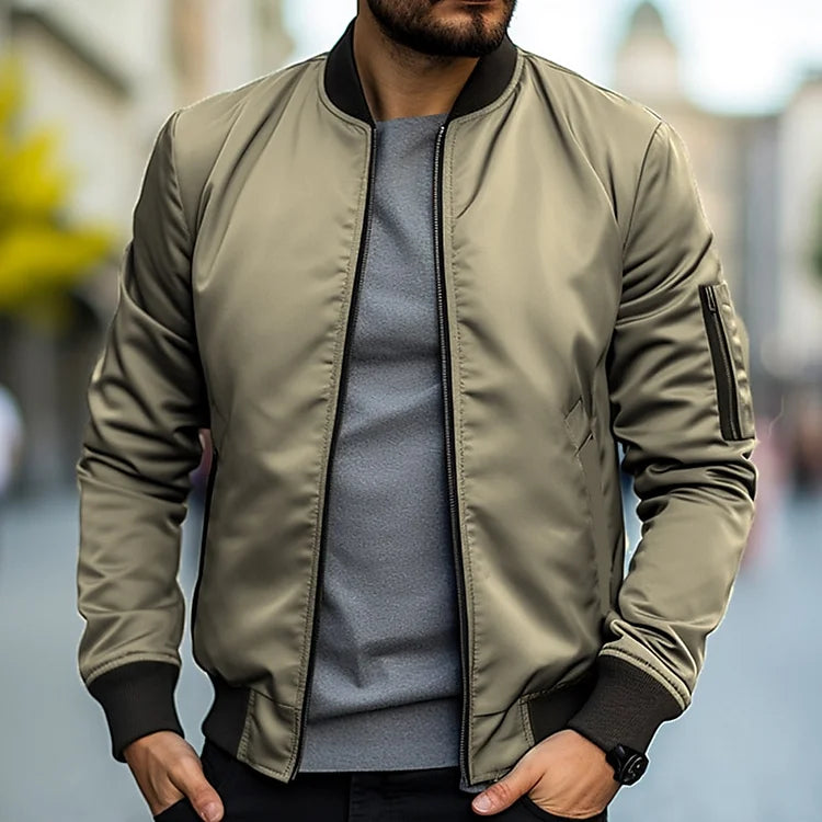 Giacca Invernale Uomo | Giacca Bomber Leggera con Tasche