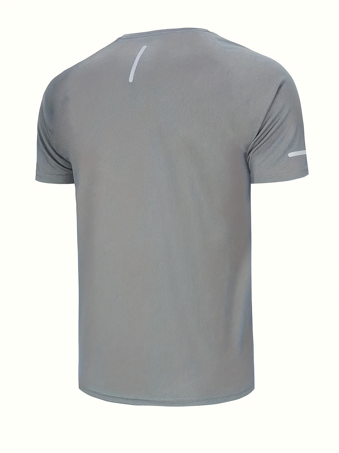 T-shirt Sportive da Uomo | Strisce Riflettenti | Traspirante & Asciugatura Rapida | Assorbente & Comfort Fit