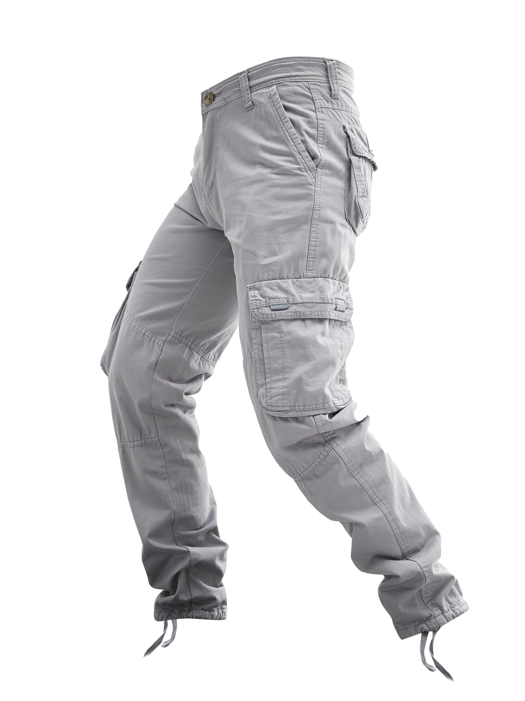 Pantaloni Cargo Uomo | Cotone | Più Tasche | Colore Unito Streetwear