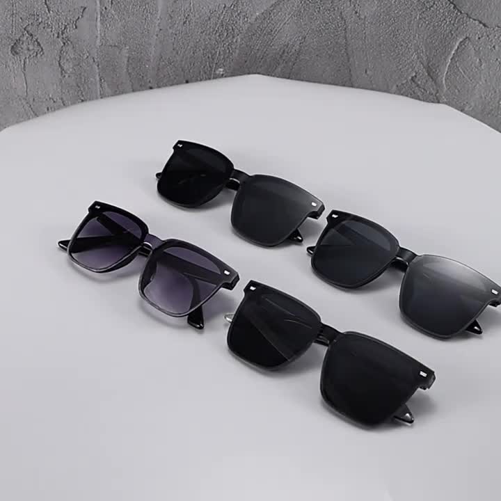 Occhiali da Sole Uomo | Montatura Quadrata con Dettagli in Rivetto | Anti-Riflesso | Casual & Outdoor