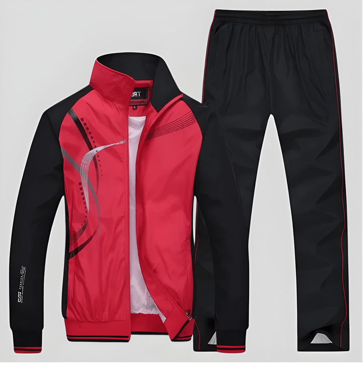 Tuta Uomo | Completo Due Pezzi | Look Sportivo Casual | 100% Poliestere