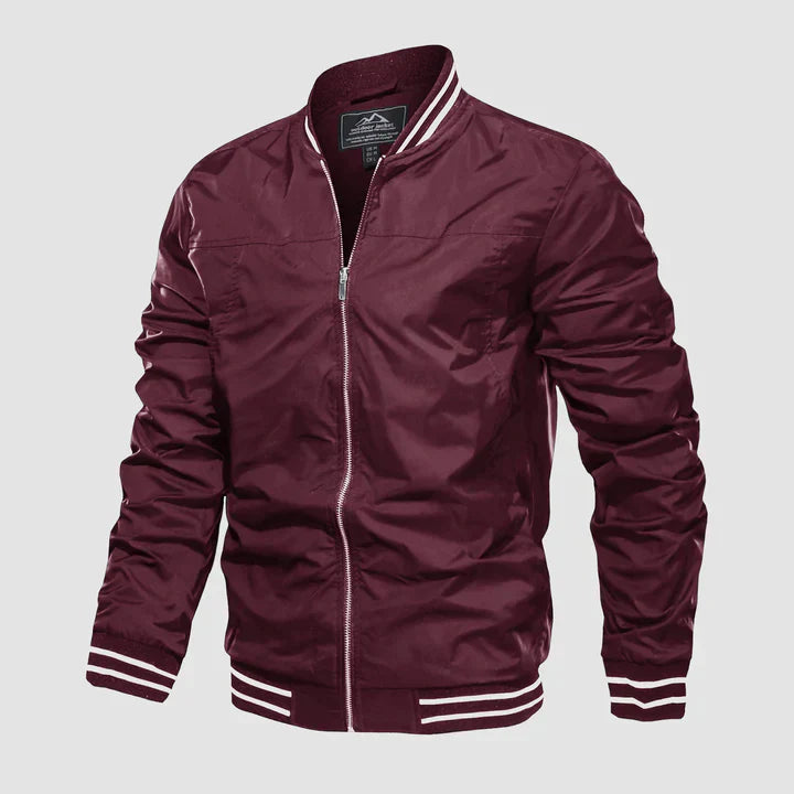 Giacca bomber da uomo | Giacca estiva slim fit | Look casual e alla moda | Poliestere leggero