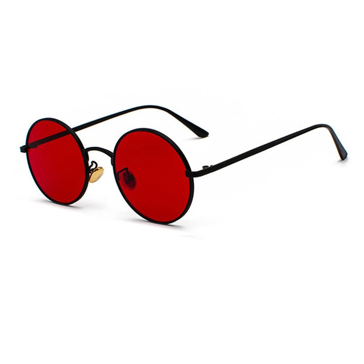 Occhiali da sole Uomo | Montatura Metallica Rotonda | Look Vintage Retro | Design Classico
