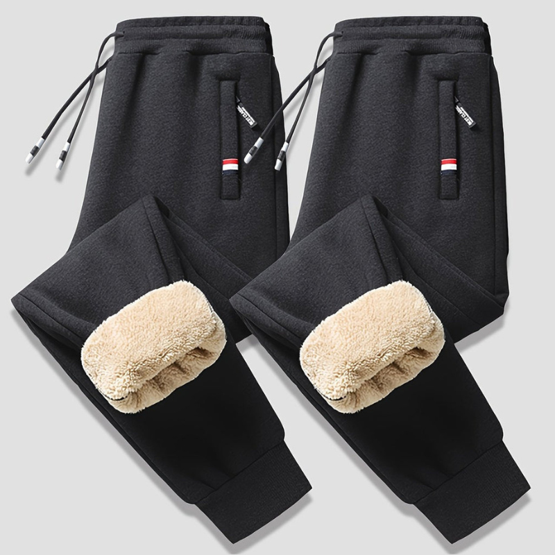 Pantaloni Uomo | Caldi e comodi per l'inverno | 2 pezzi