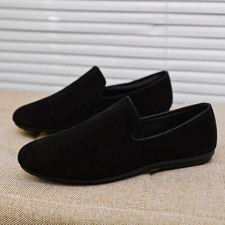 Mocassini da Uomo | Slip-On Casual | Leggeri e Confortevoli | Nero