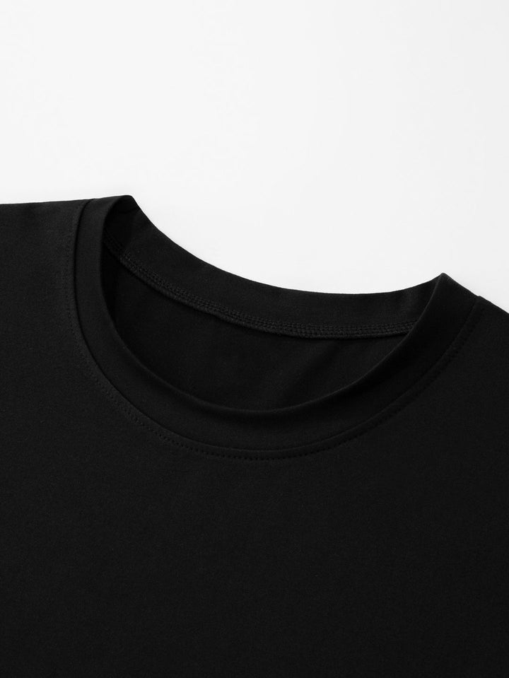 T-shirt Uomo | Maniche Lunghe & Collo Rotondo | Stretch & Comfort | Look Lente