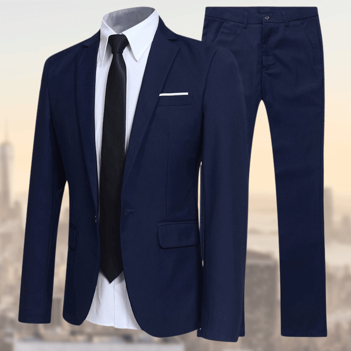 Completo da Uomo 2 Pezzi | Abito Slim Fit | Casual, Cerimonia & Business | Giacca + Pantalone