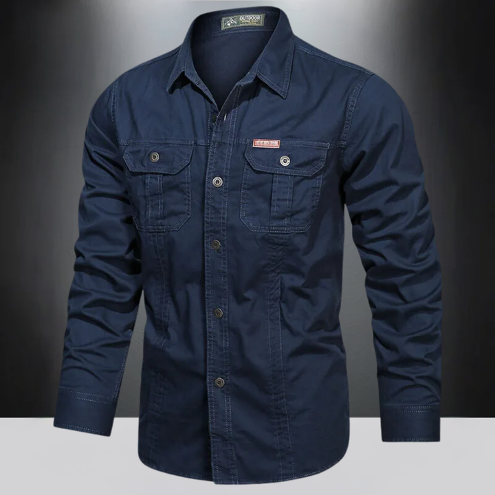 Camicia da Uomo Outdoor | Sostenibile & Funzionale | Cotone Resistente