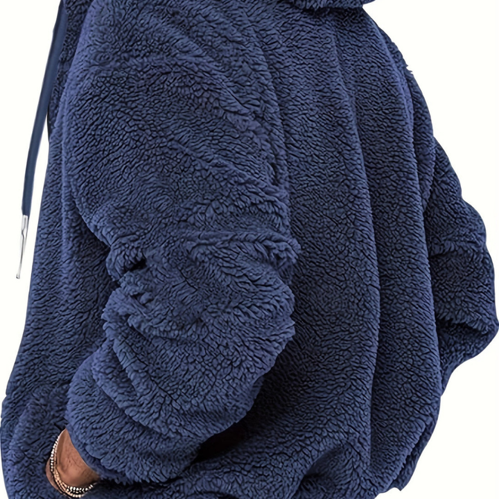 Giubbotto Uomo Invernale | Giacca con Cappuccio in Peluche | Calda & Stile Casual Moderno