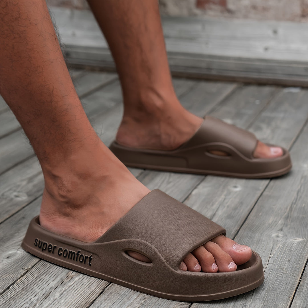 Pantofole da Uomo | Super Confortevoli Slip-On | Suola Antiscivolo Spessa | Materiale EVA