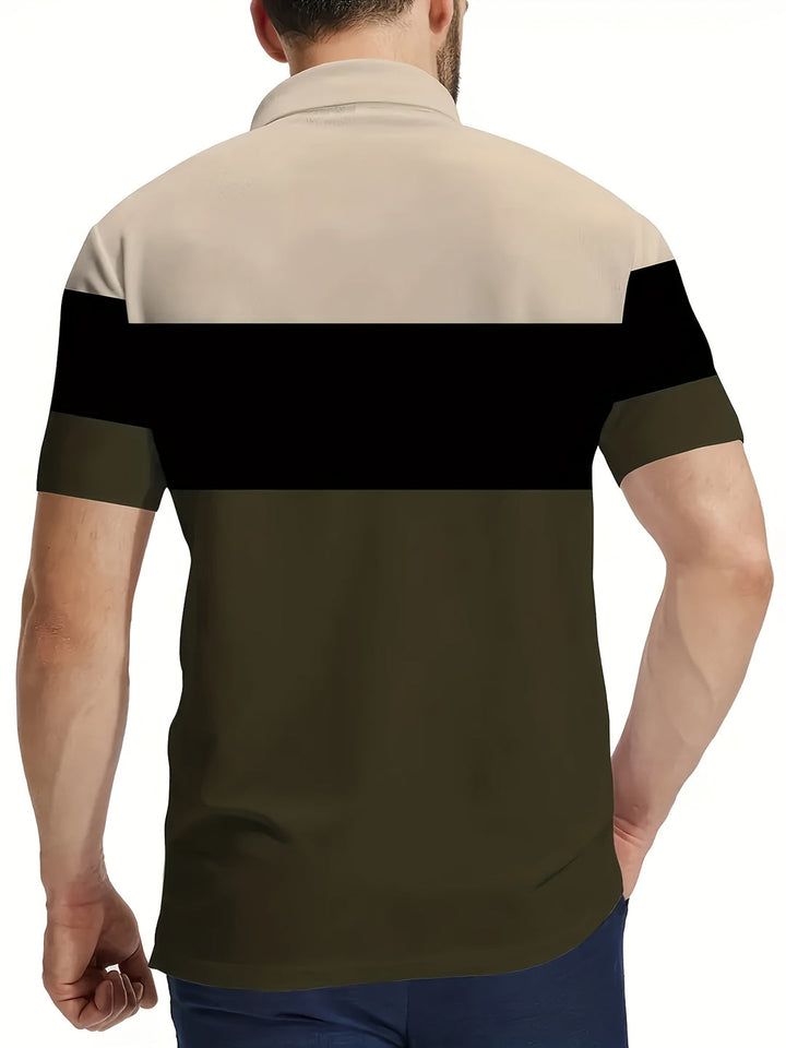 Camicia da Uomo | Polo con Stampa Totale | Maniche Corte | Estate