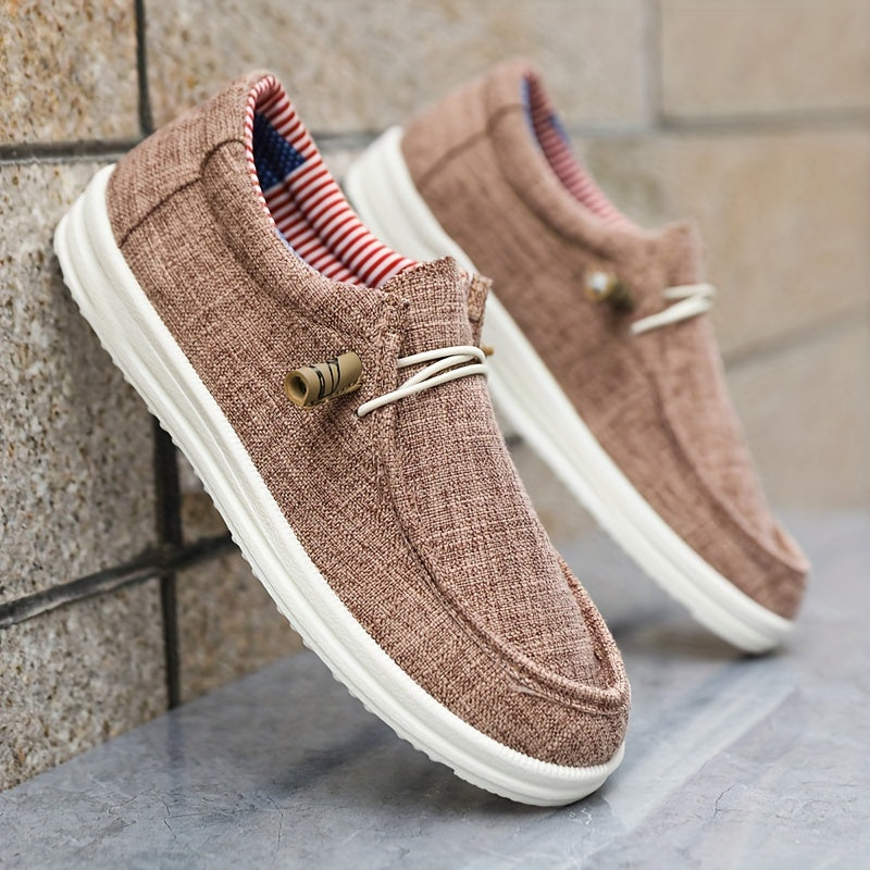 Scarpe Slip-On da Uomo | Canvas Leggero | Confortevoli & Casual | Lente