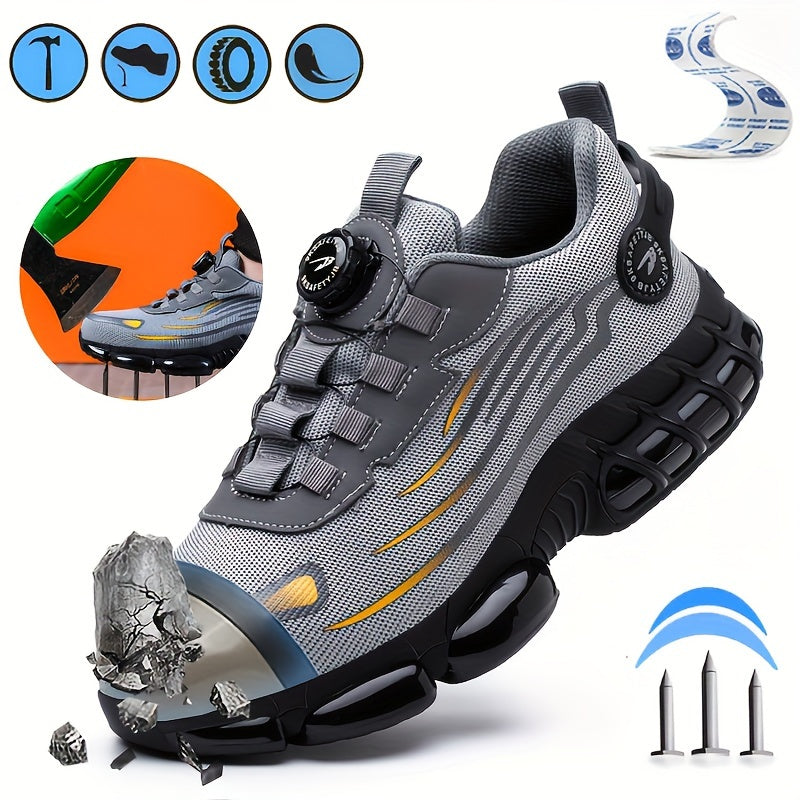 Sneakers di Sicurezza da Uomo | Punta in Acciaio | Antiperforazione & Resistente agli Urti | Confortevoli