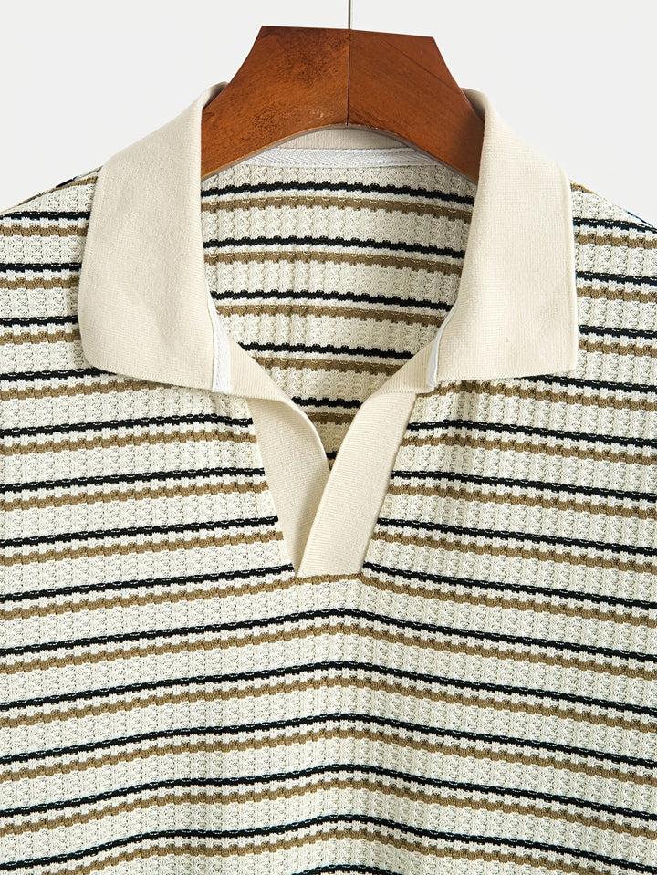 Polo da Uomo | Stripes, Confortevole e Traspirante | Modello Estivo