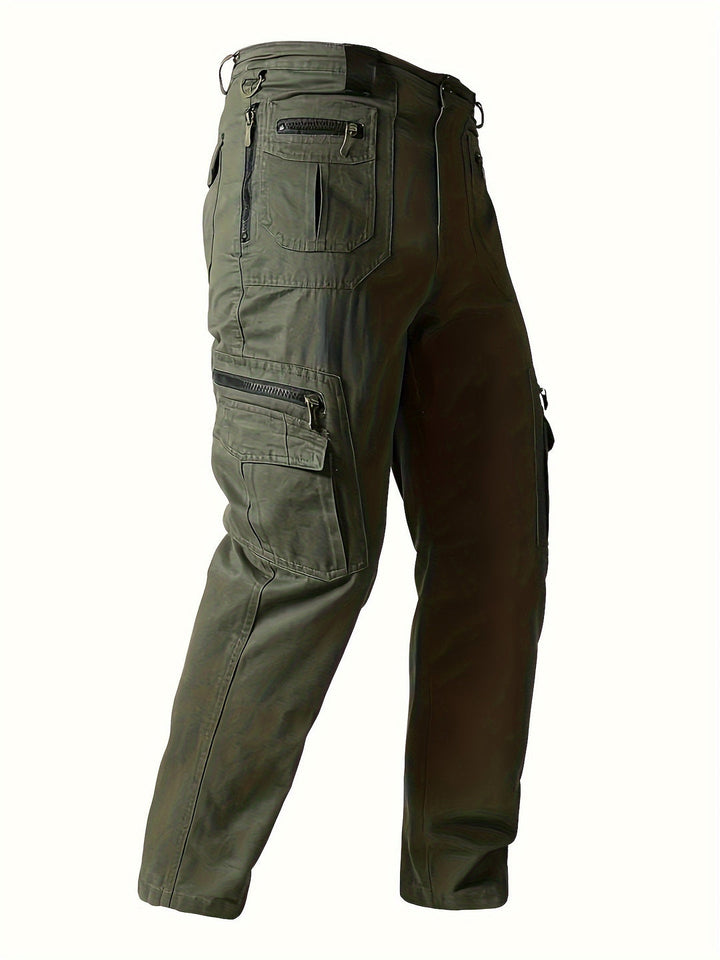 Pantaloni Cargo da Uomo | 100% Cotone | Comodi e Funzionali | Outdoor e Tempo Libero