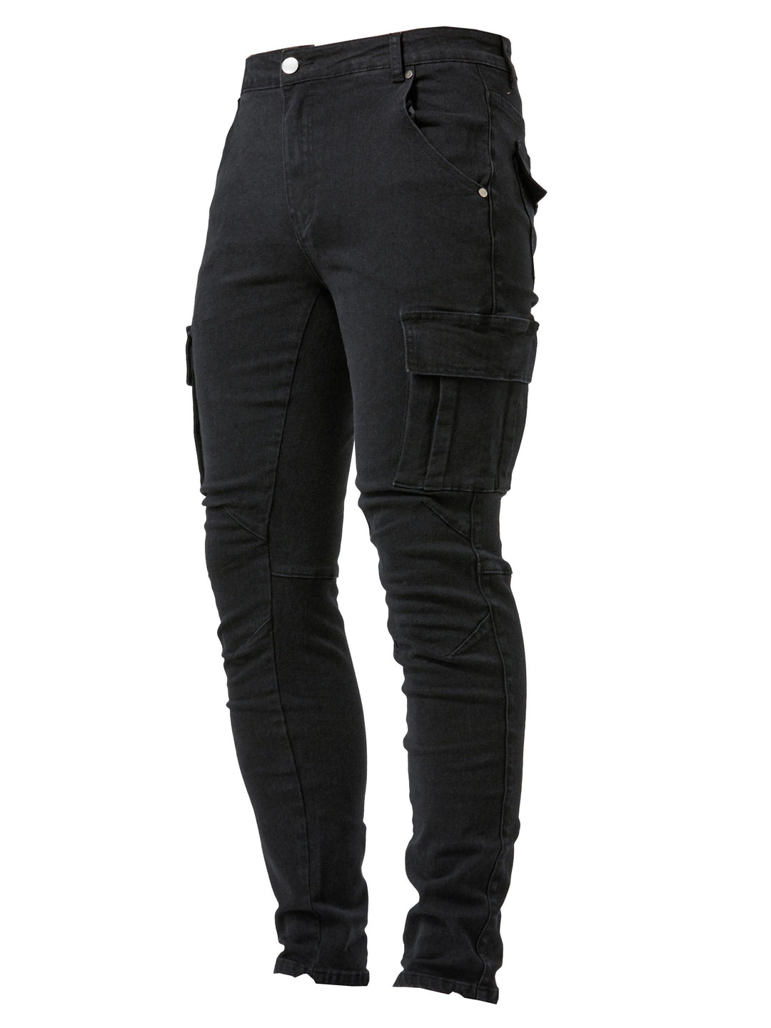 Jeans Cargo Uomo | Slim Fit | Più Tasche & Stile Trendy | Eleganza Casual