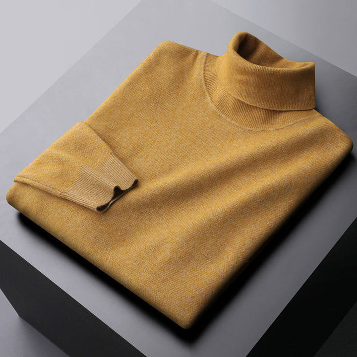 Maglione Uomo Dolcevita | Caldo & Resistente a Maglia
