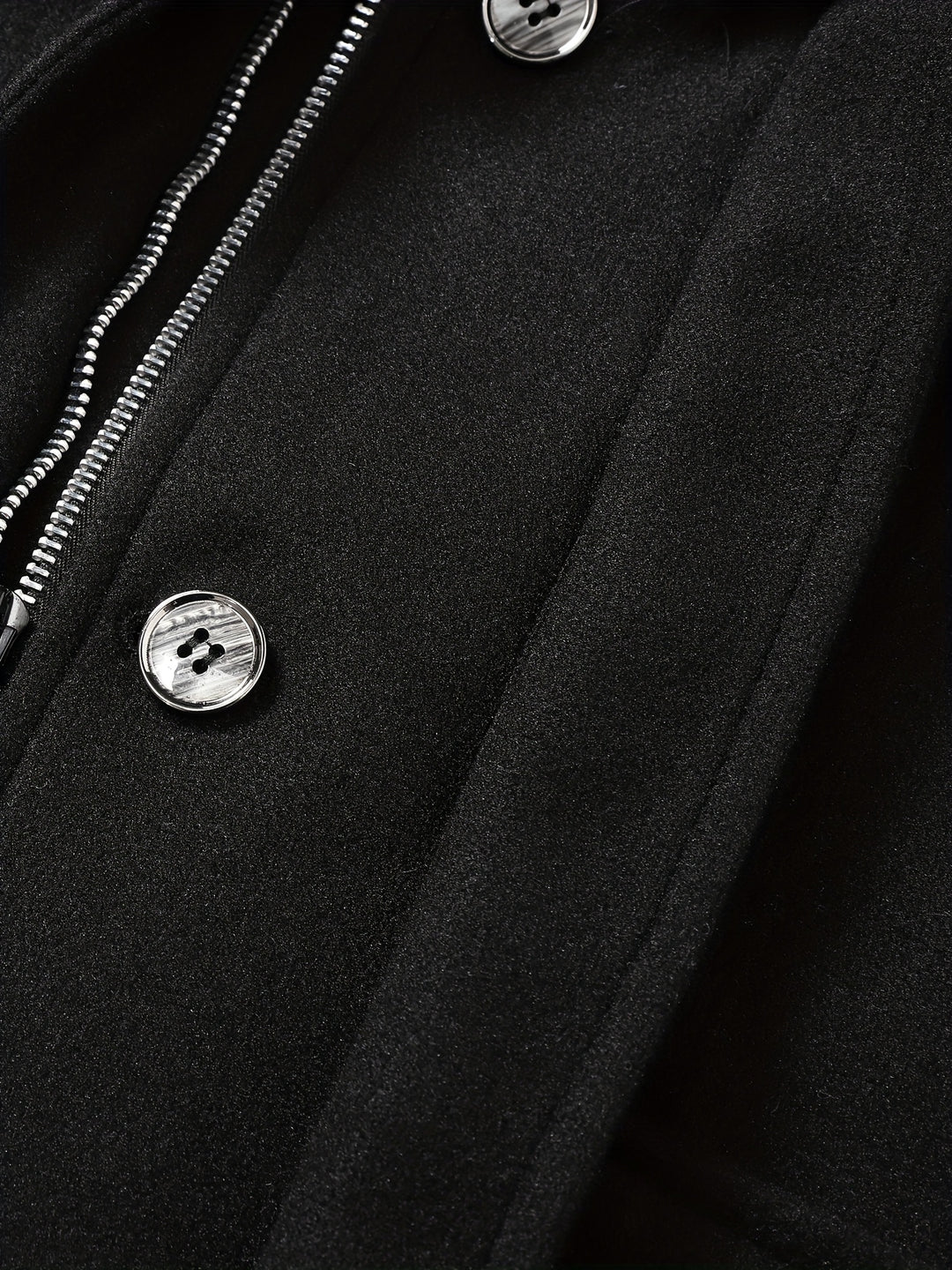 Giacca da uomo | Casual ed elegante | Collo con revers e zip | Caldo poliestere | Inverno