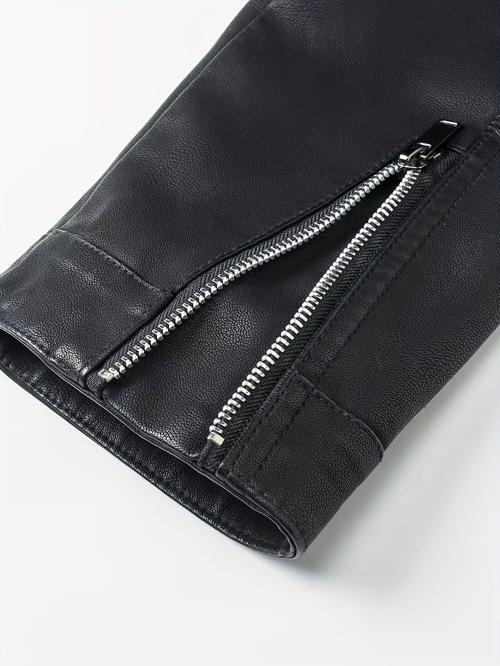 Giacca da uomo casual | Collo alto elegante | Zip frontale e tasche
