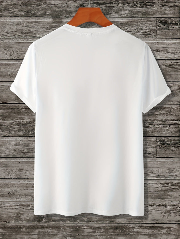 T-shirt da uomo | Stampa di rose | Casual & Confortevole | Design unico