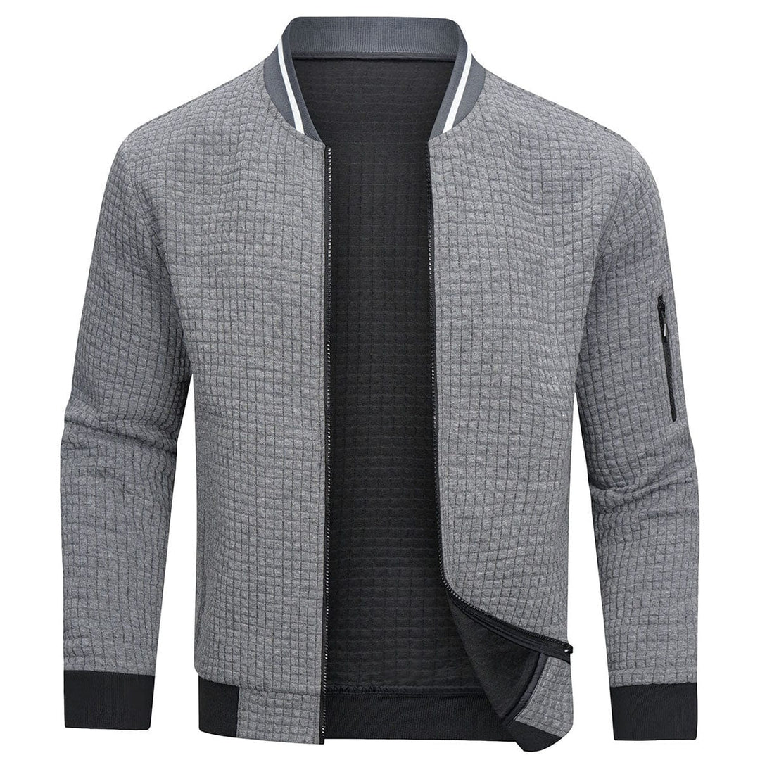 Giacca con Zip da Uomo | Felpa Outdoor Calda | Sportiva & Comoda | Colletto Baseball
