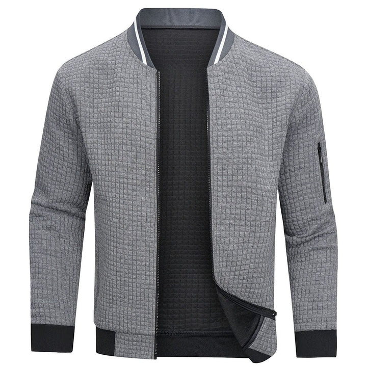 Giacca con Zip da Uomo | Felpa Outdoor Calda | Sportiva & Comoda | Colletto Baseball