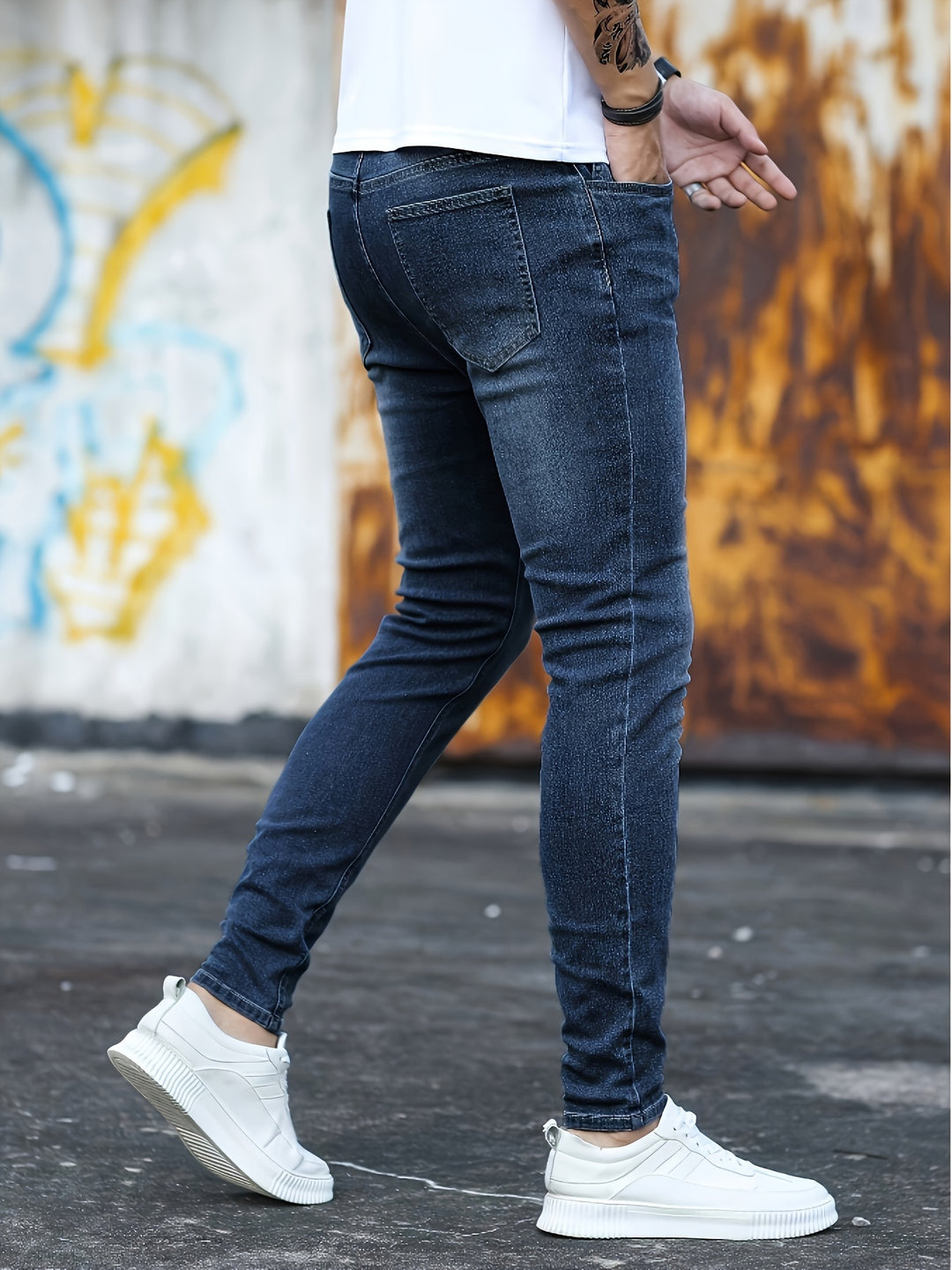 Jeans Slim Fit da Uomo | Classico & Confortevole | Denim Stile Urbano