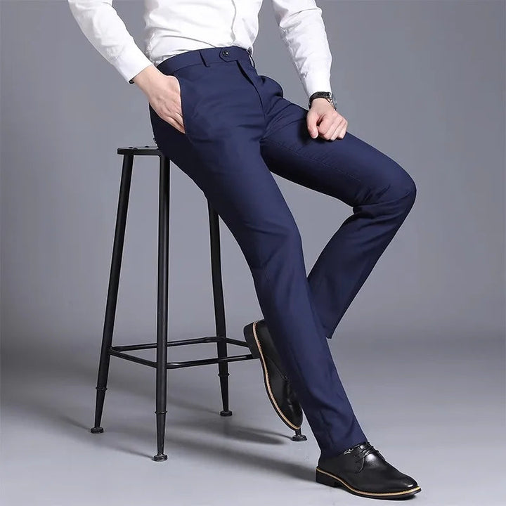Pantaloni da lavoro per uomo | Slim Fit | Antistropiccio & Professionale | Design Moderno
