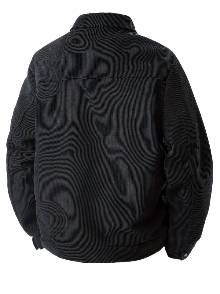 Giacca da lavoro da uomo | Chiusura con bottoni | Tasche multiple | Poliestere