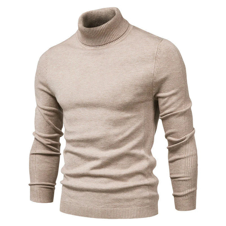 Maglione da uomo | Maglione a collo alto slim fit | Comodo maglione invernale