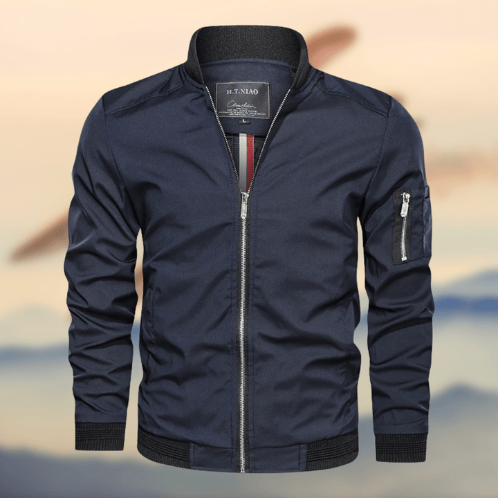 Giubbotto Bomber da Uomo | Stile Classico | Comodo & Alla Moda | Poliestere