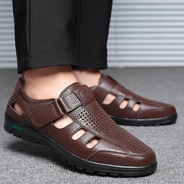 Mocassini da Uomo | Traspirante e Confortevole | Modello Slip-On in Pelle di Mucca | Stile Estivo