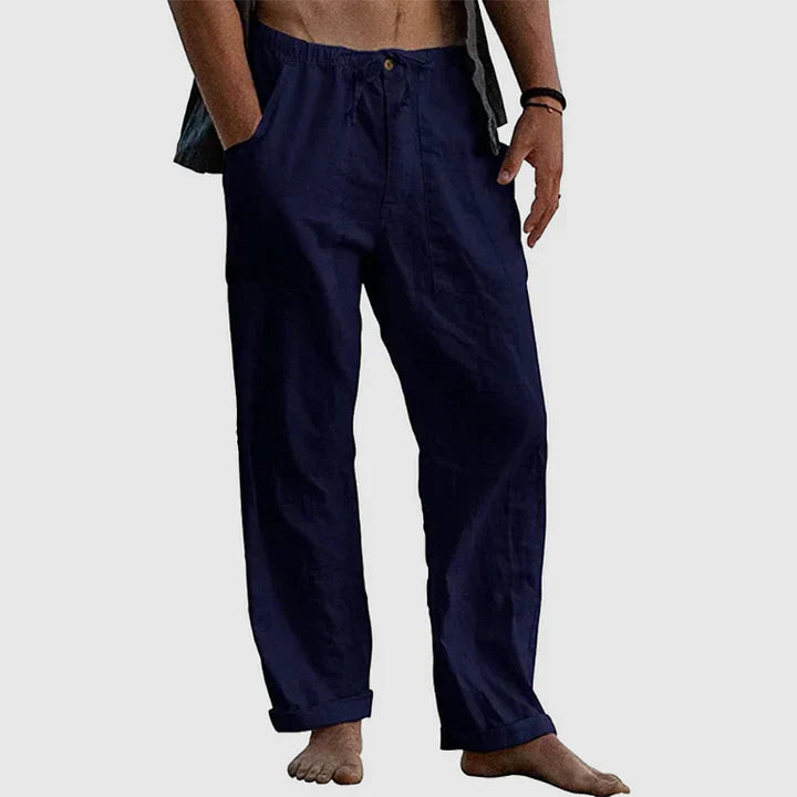 Pantaloni in Lino da Uomo | Casual & Confortevoli | Traspiranti & Eleganti