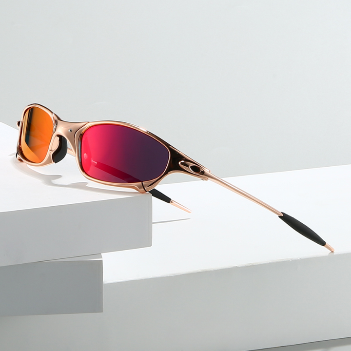 Occhiali da Sole da Uomo | Telaio Metallico Resistente | Lenti Polarizzate | Massima Protezione UV & Stile Outdoor
