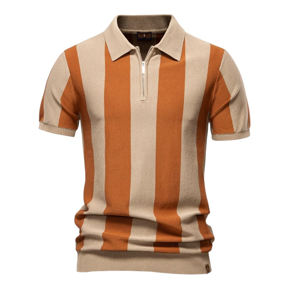 Polo da Uomo | Modello Classico | Design Striato Unico | Casual & Elegante