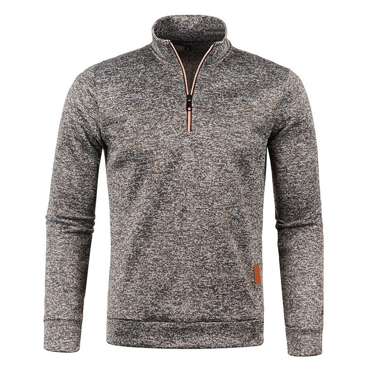 Maglioni Uomo | Collo Alto con Mezza Zip | Maglione Invernale Caldo