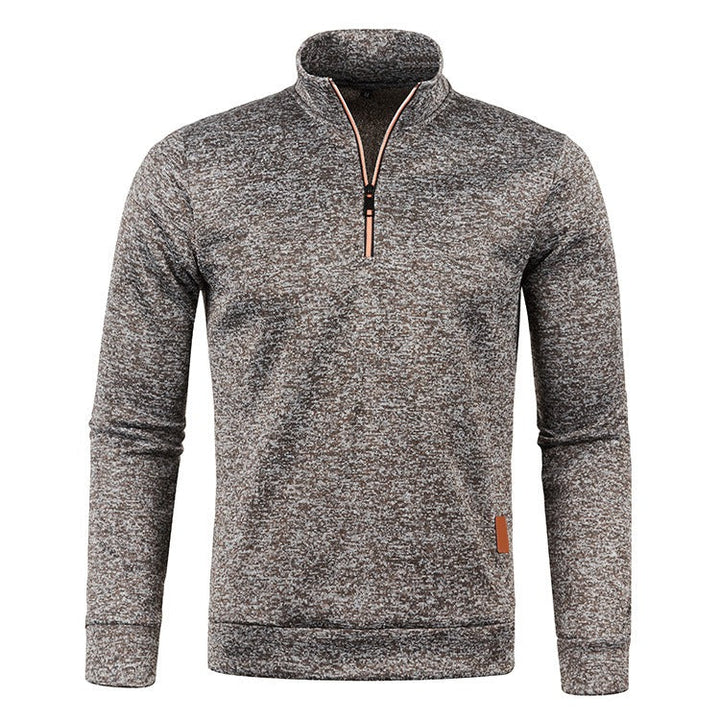 Maglioni Uomo | Collo Alto con Mezza Zip | Maglione Invernale Caldo