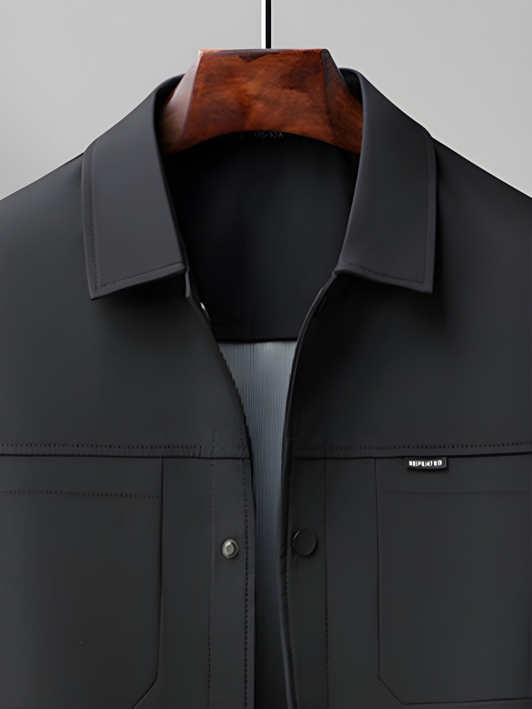 Giacca da uomo | Cappotto business casual | Revers classico | Tessuto resistente | Poliestere