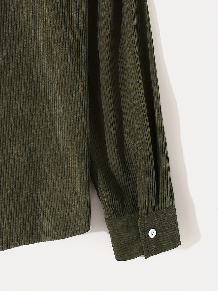 Giacca da uomo con blocchi di colore | Maniche lunghe | Colletto rovesciato | Poliestere