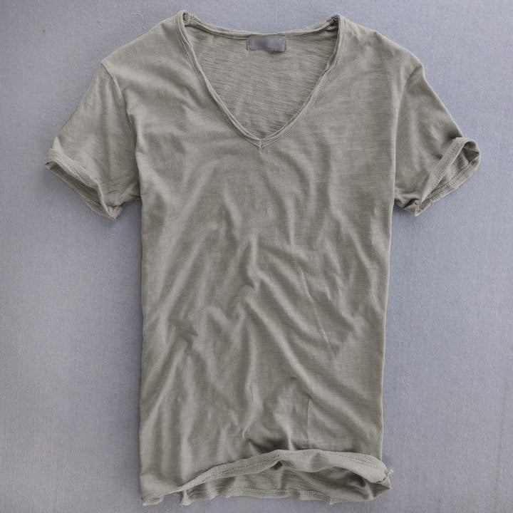 T-shirt da Uomo | Morbido & Raffinato | Tessuto Confortevole & Collo Elegante | Per Ogni Giorno